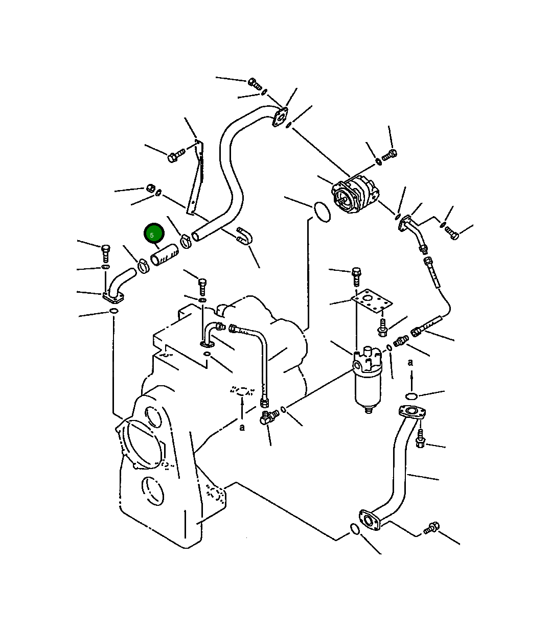 Шланг 07260-04714 Komatsu