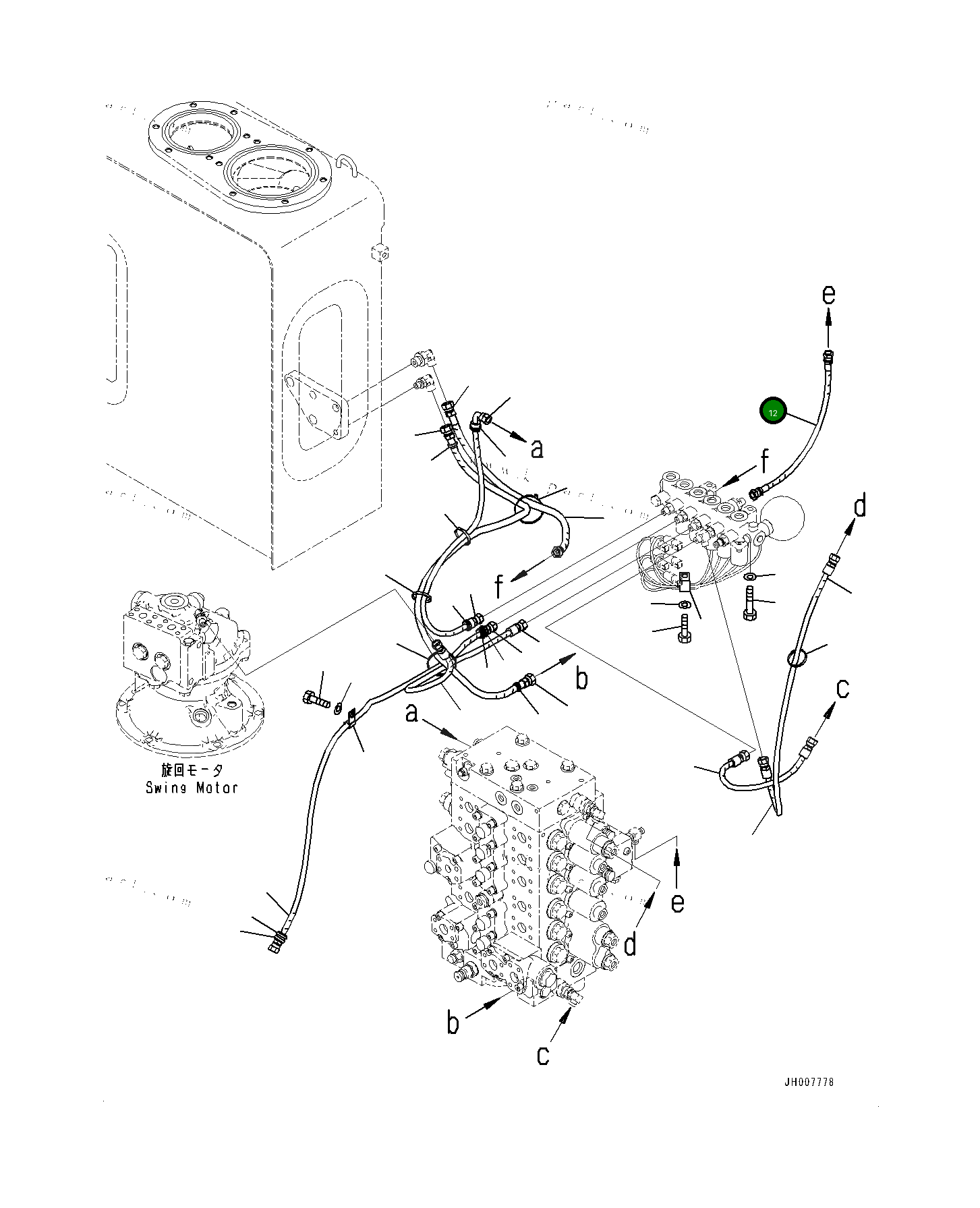 Шланг 02760002A4 Komatsu