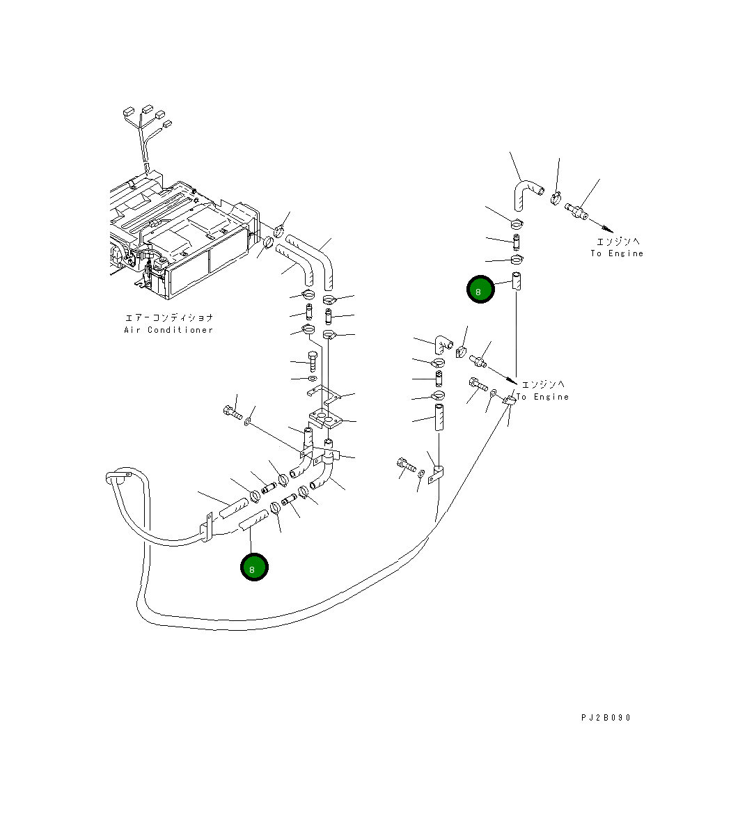Шланг 09483-10529 Komatsu