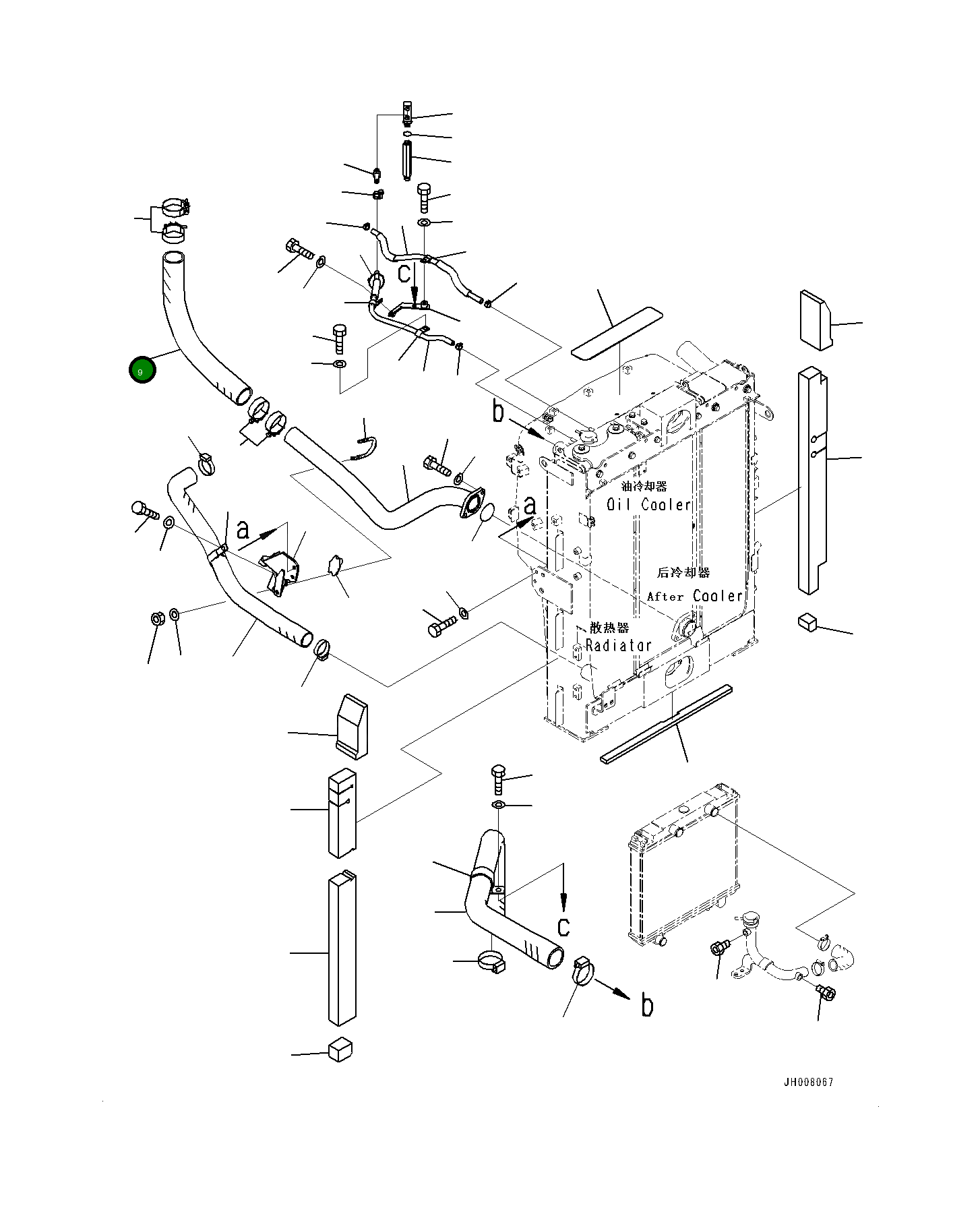 Шланг 205-03-33840 Komatsu