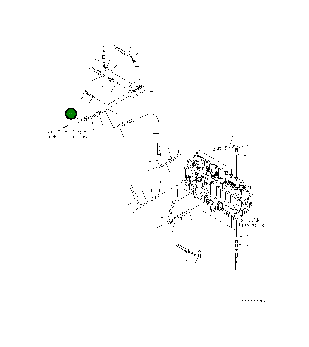Шланг 02762-003A5 Komatsu