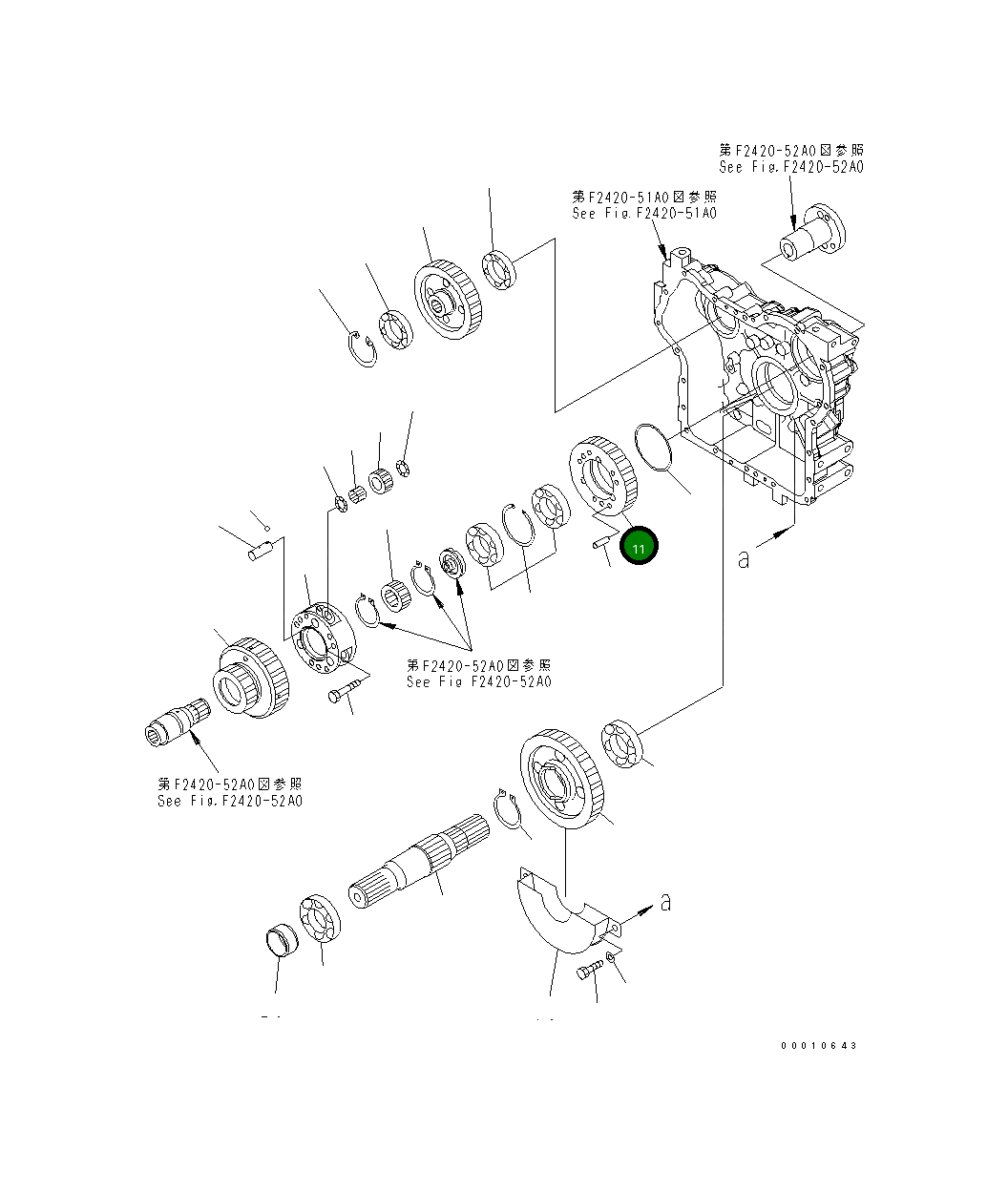 Шестерня 417-17-33212 Komatsu