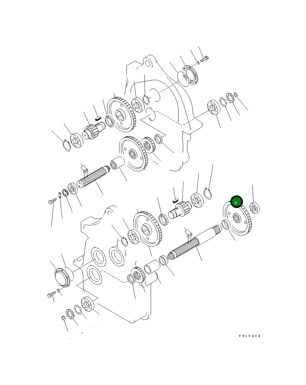 Шестерня 176-76-61650 Komatsu