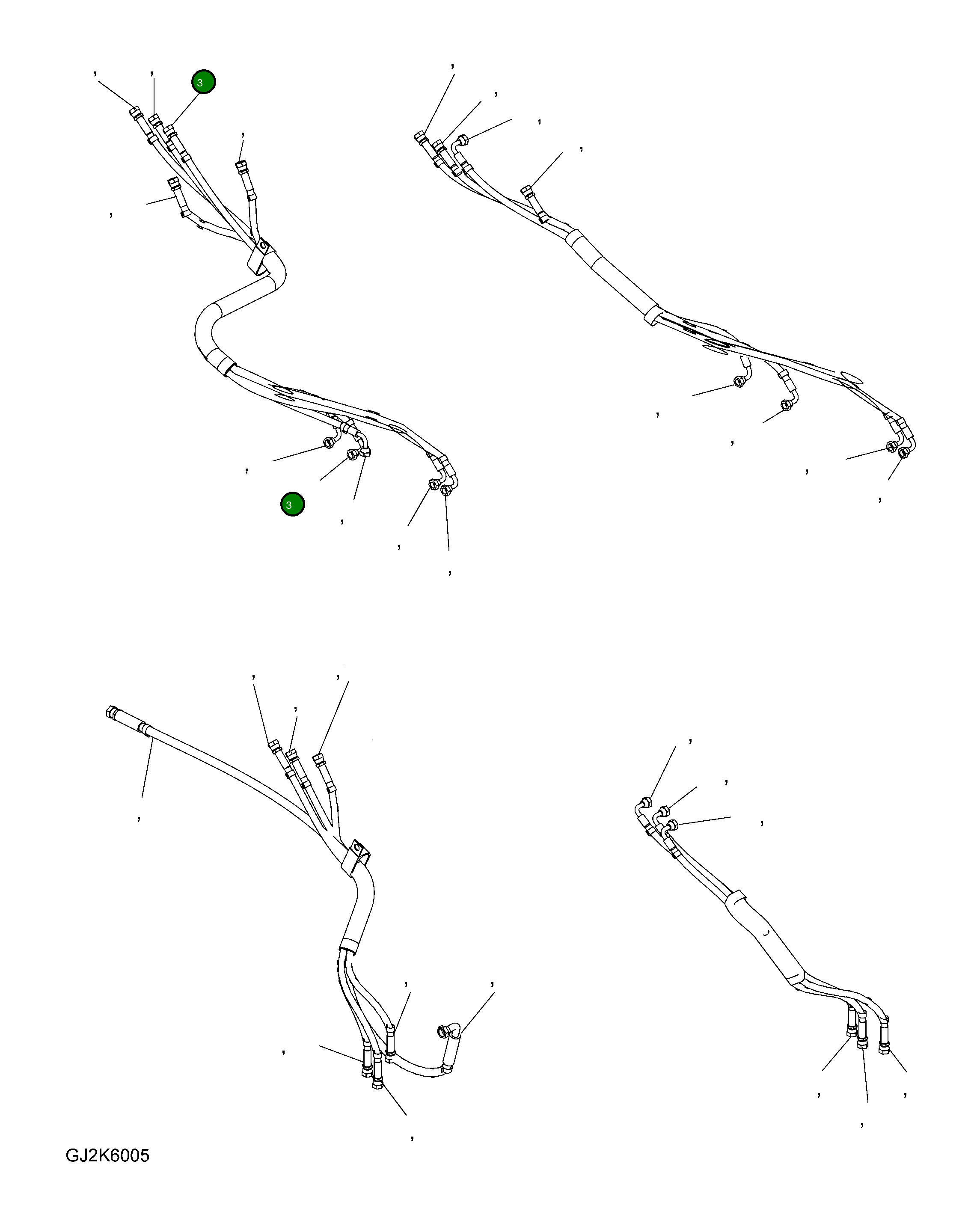 Шланг 20G-62-34880 Komatsu