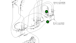 Шланг 20E-62-K5850 Komatsu