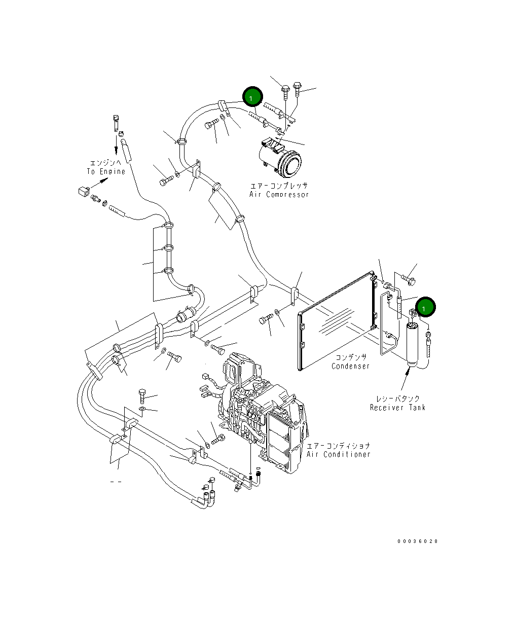 Шланг 20E-979-2121 Komatsu