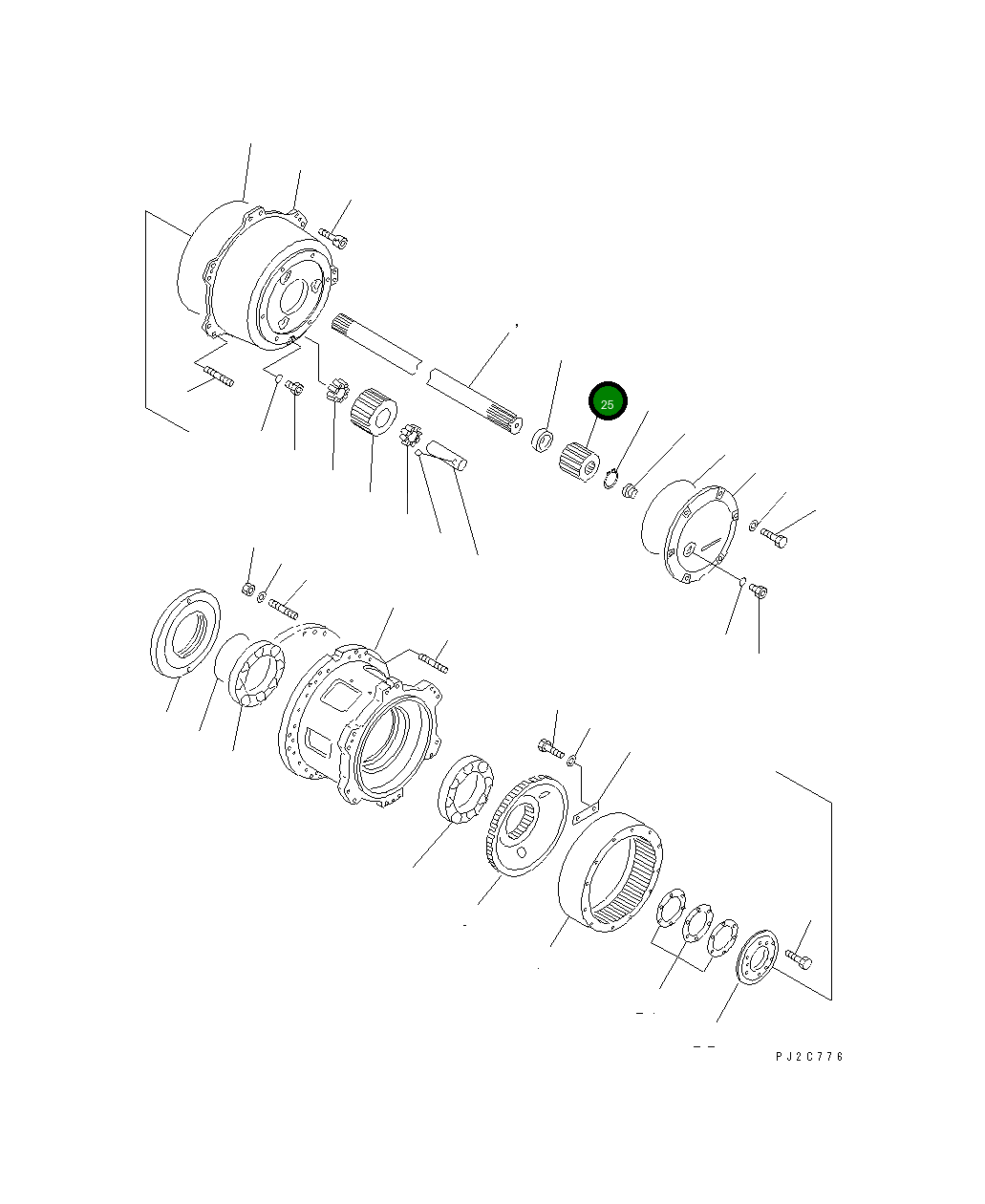 Шестерня 421-22-12660 Komatsu