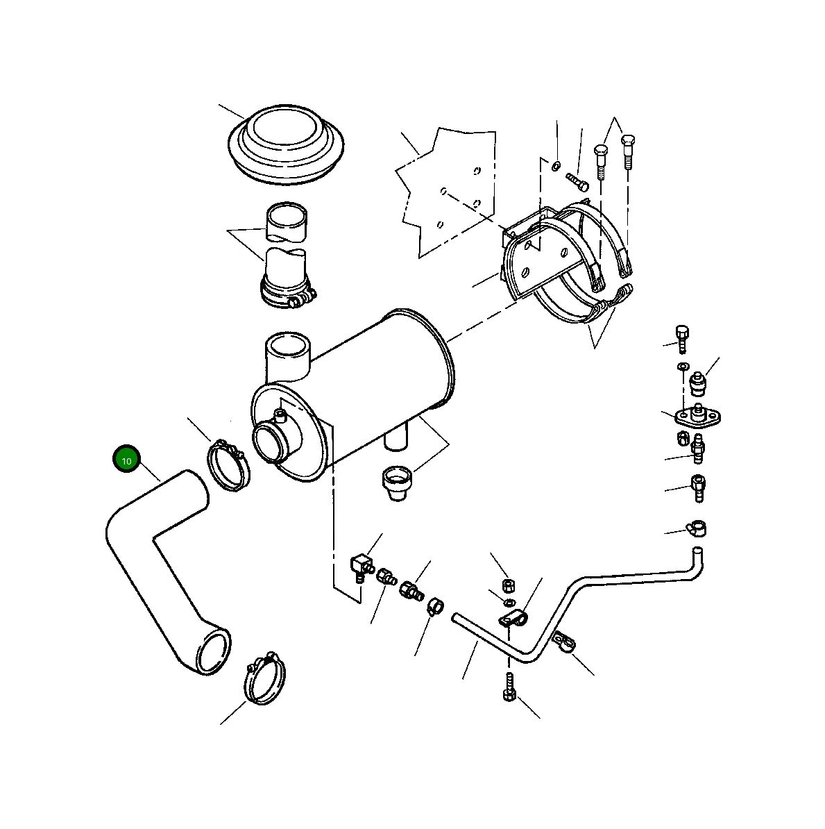 Шланг 1440 165 H1 Komatsu