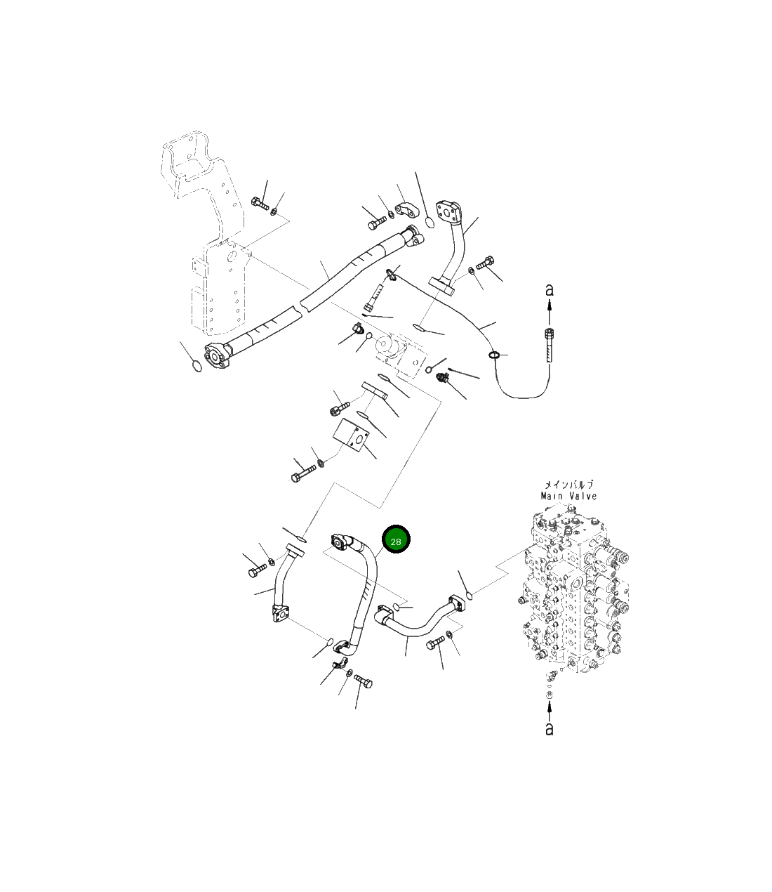 Шланг 207-62-42320 Komatsu
