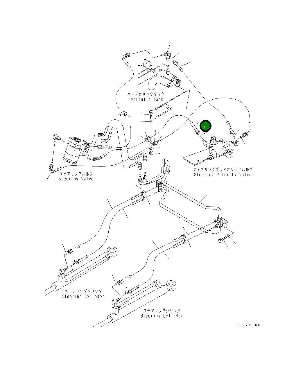 Шланг 02767-00406 Komatsu