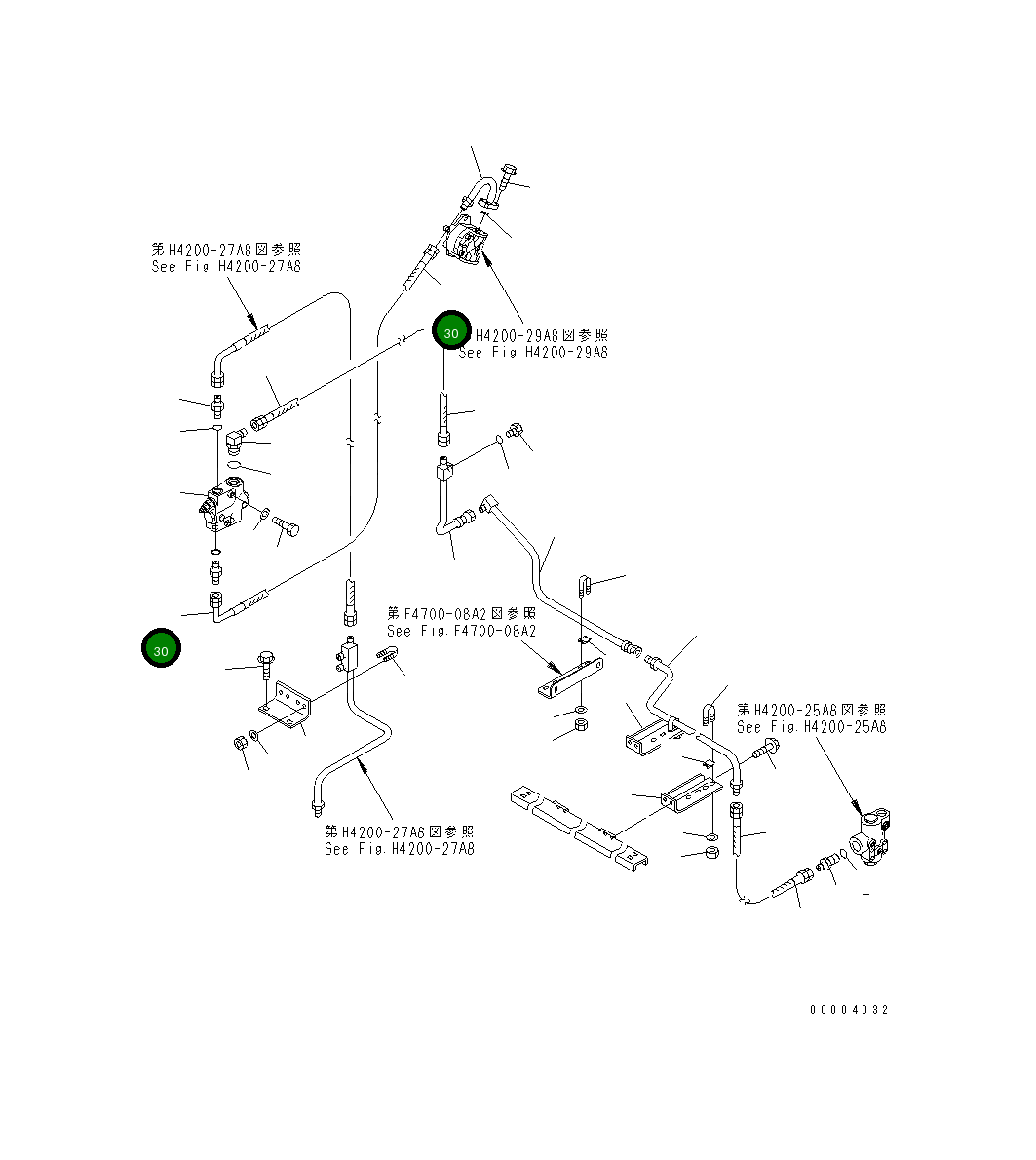 Шланг 07633-00407 Komatsu
