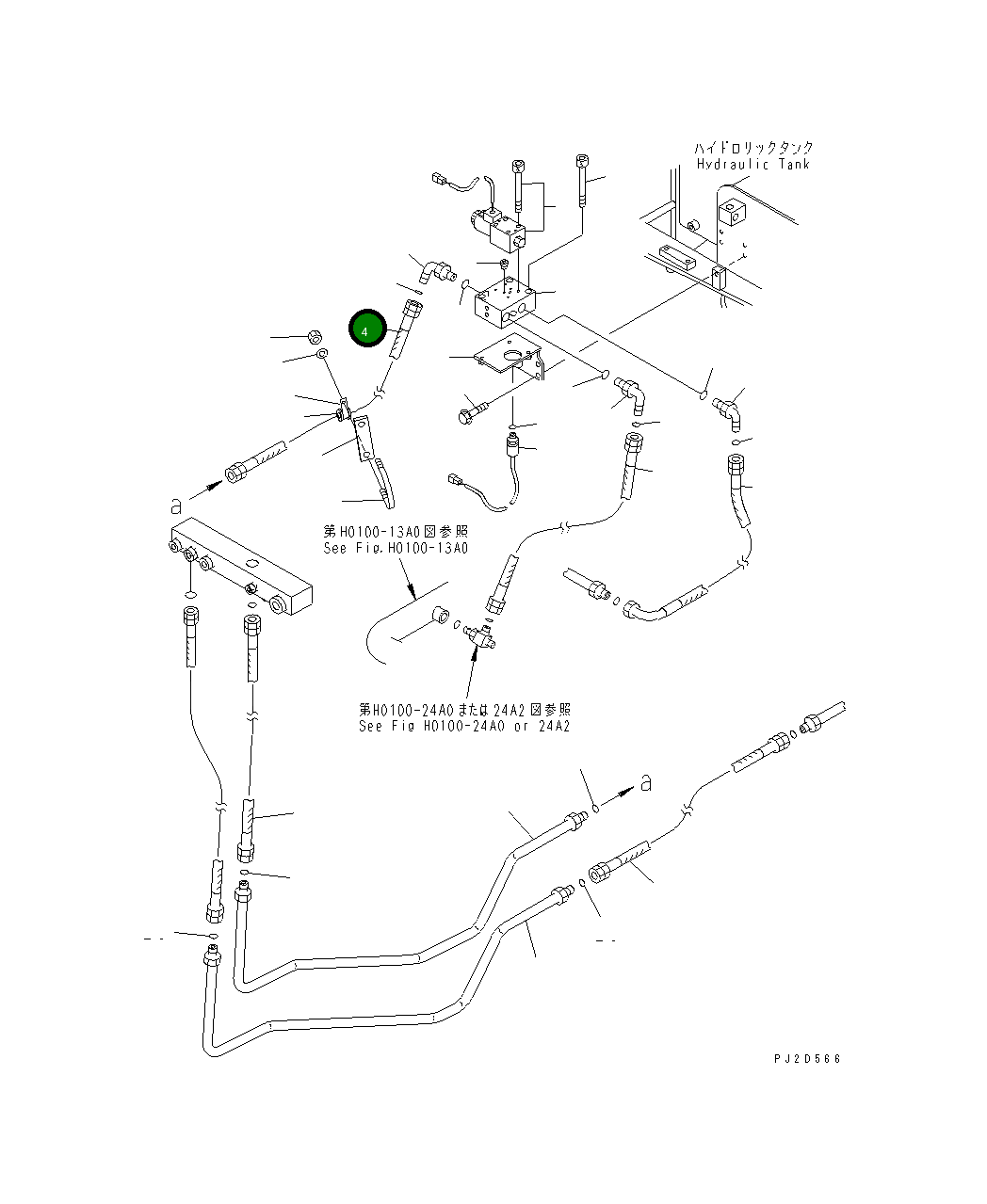 Шланг 02765-00509 Komatsu