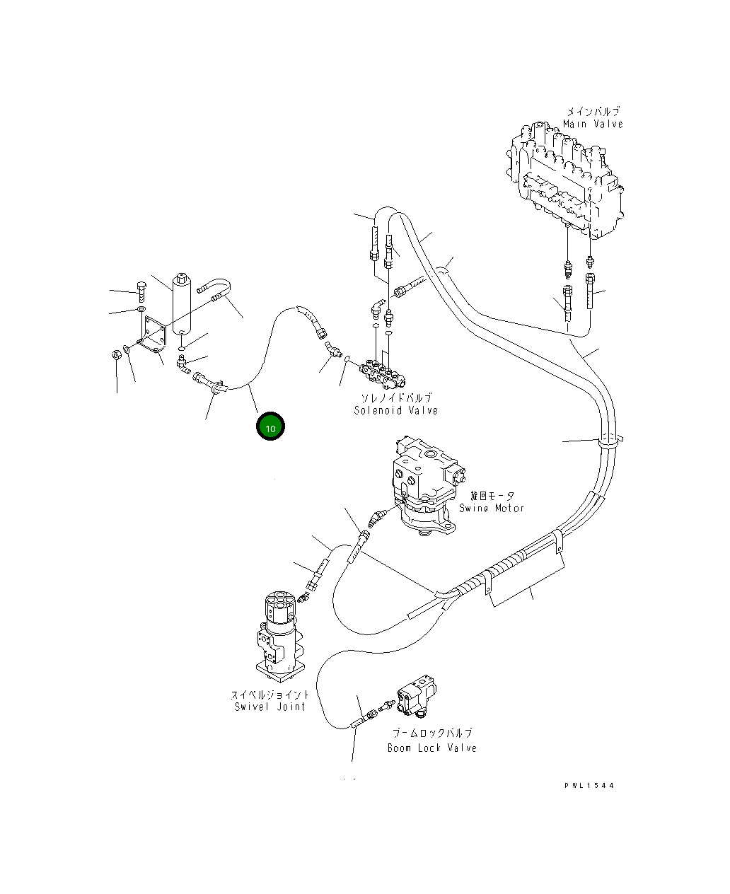 Шланг 07102-30311 Komatsu