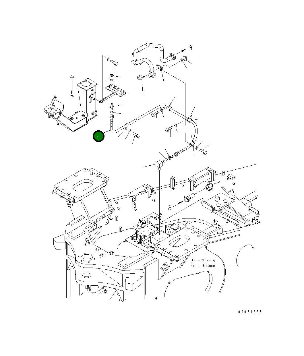 Шланг 02763-00318 Komatsu