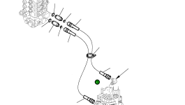 Шланг 02767-004A6 Komatsu