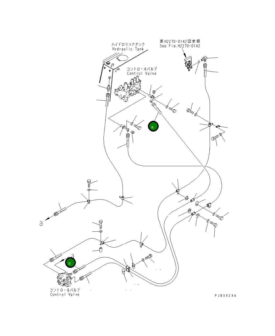 Шланг 07123-10612 Komatsu