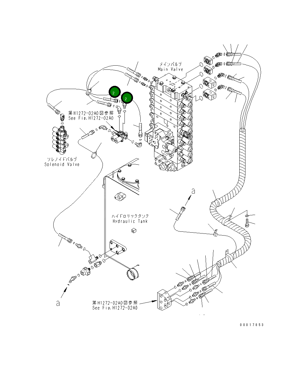 Шланг 02760-002A5 Komatsu
