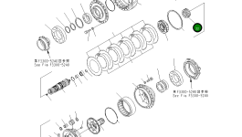 Шестерня 56E-15-17250 Komatsu