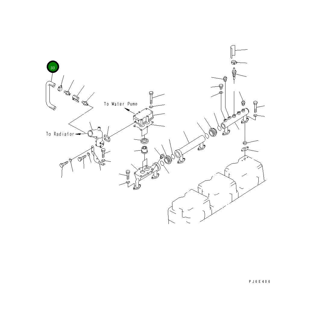 Шланг 07260-11440 Komatsu