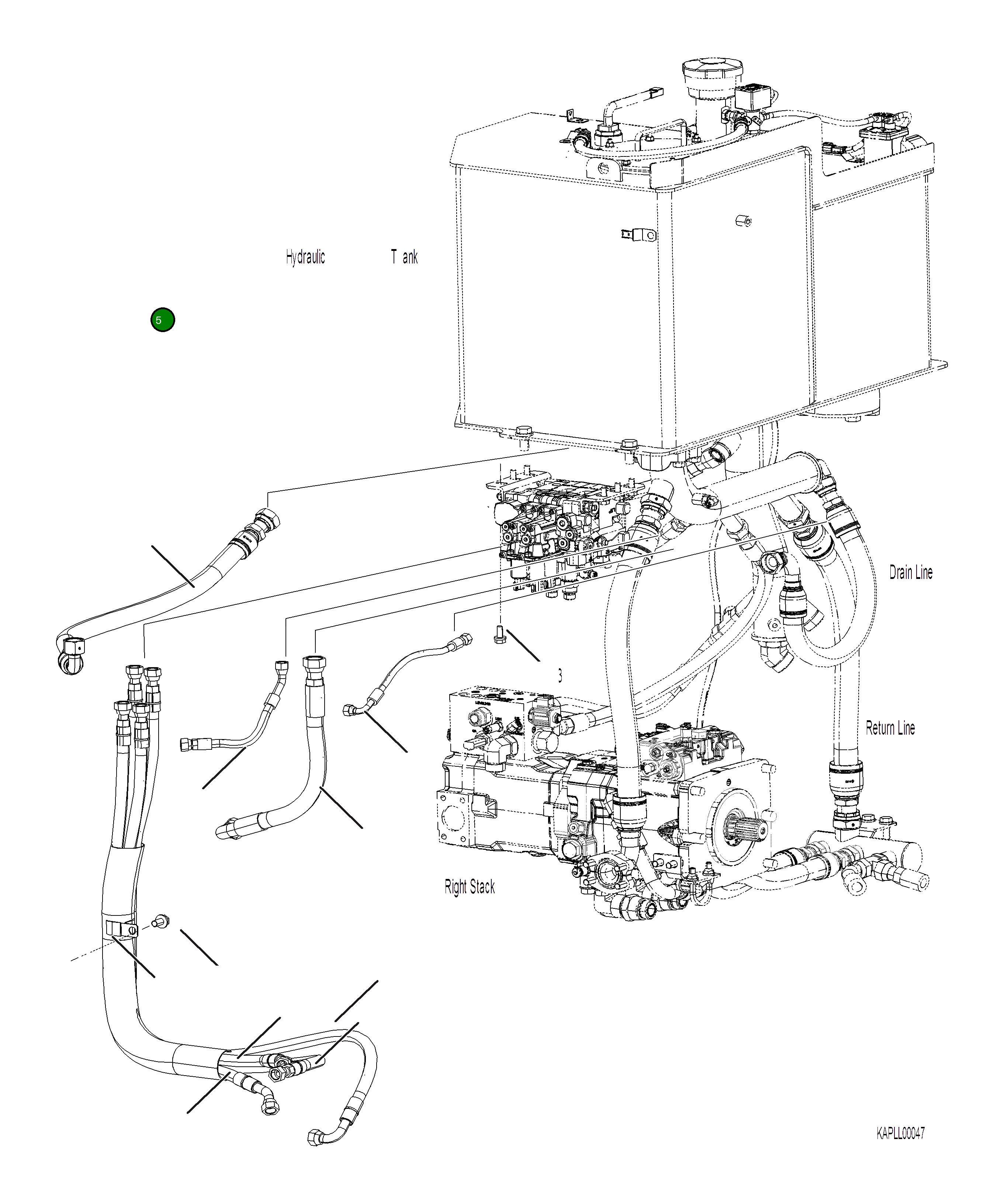 Шланг 02778-00605 Komatsu