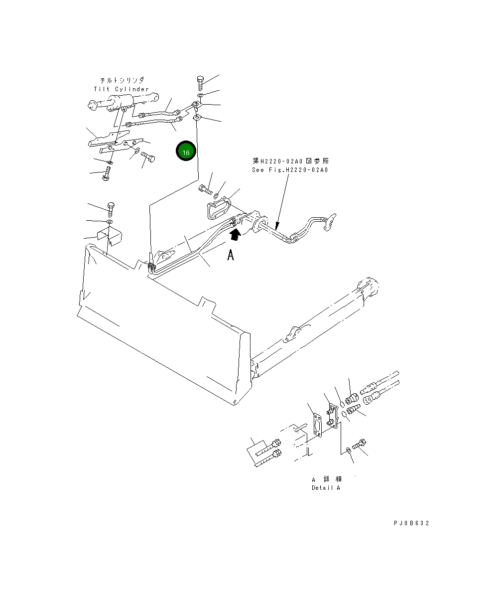 Шланг 14Y-62-31472 Komatsu