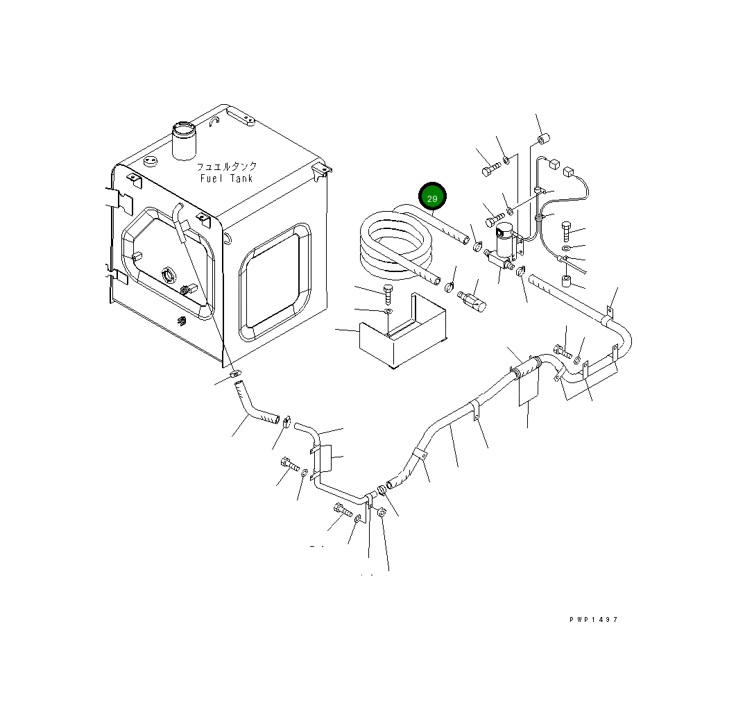 Шланг 207-04-71511 Komatsu