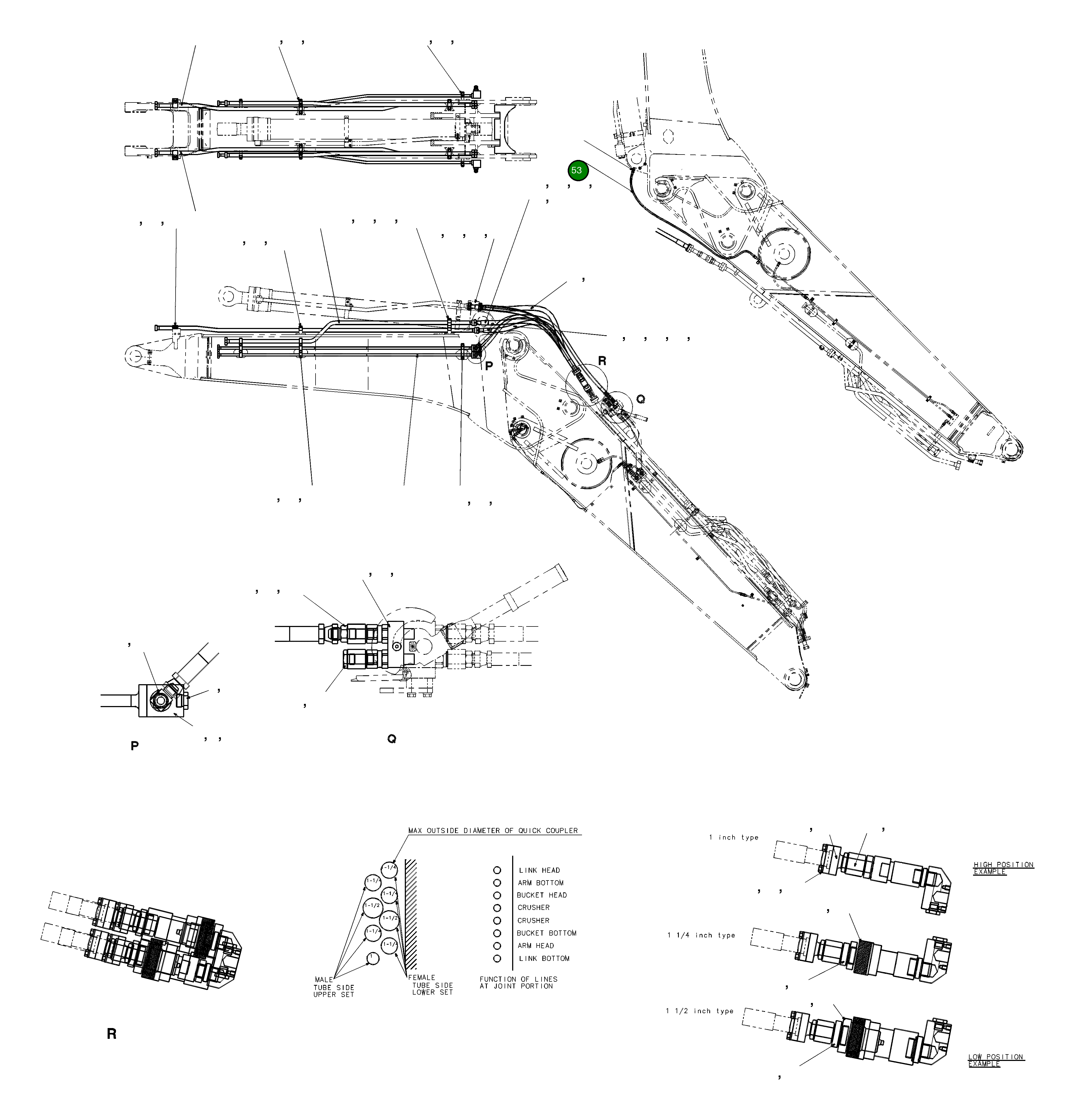 Шланг 207-70-KB930 Komatsu