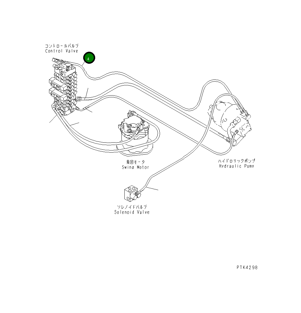 Шланг 20U-62-31190 Komatsu