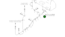 Шланг 07103-A0427 Komatsu
