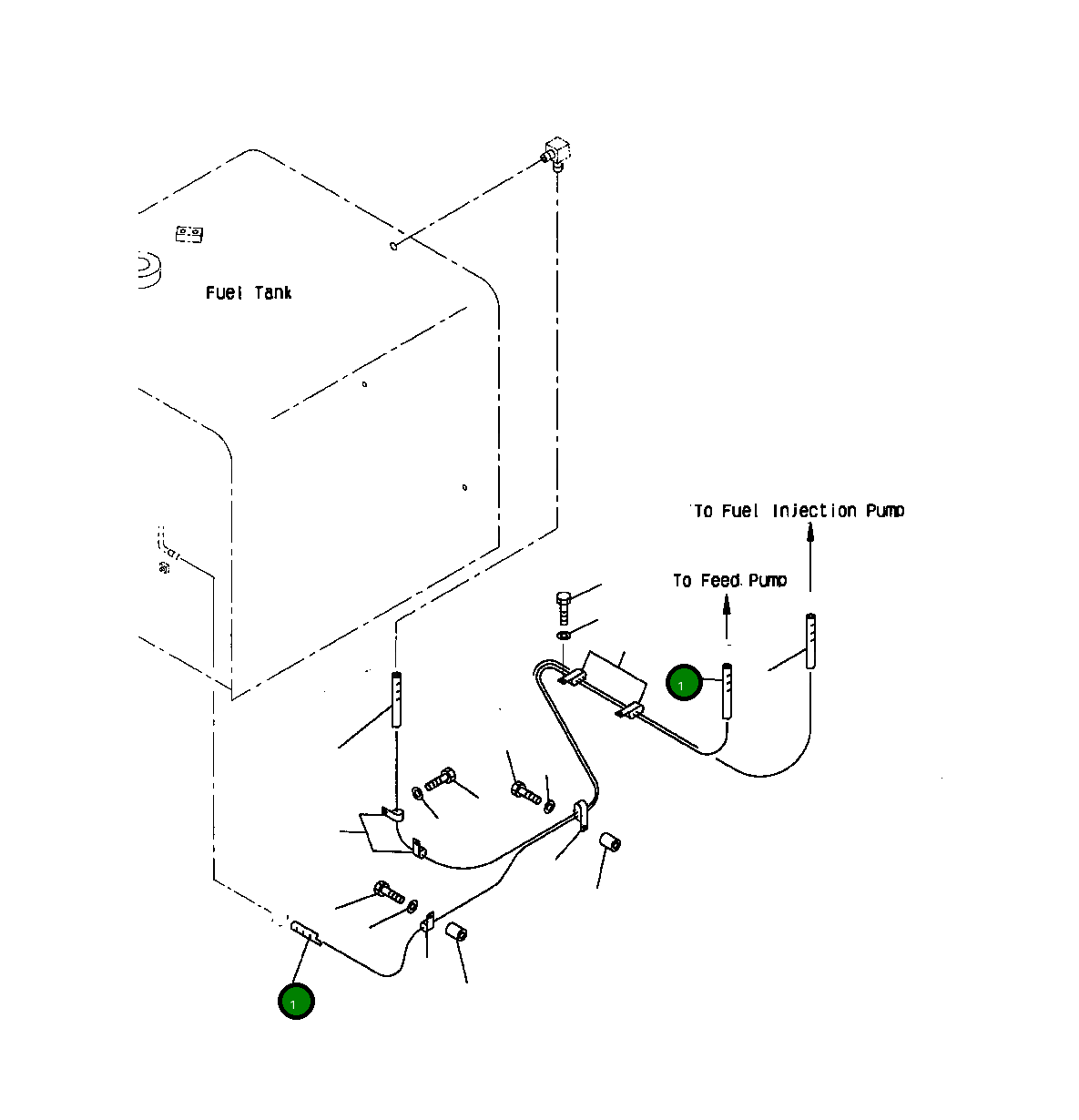 Шланг 02750-24280 Komatsu