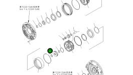 Шестерня 154-15-62220 Komatsu