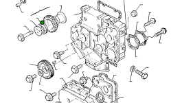 Шестерня P4111A013 Komatsu