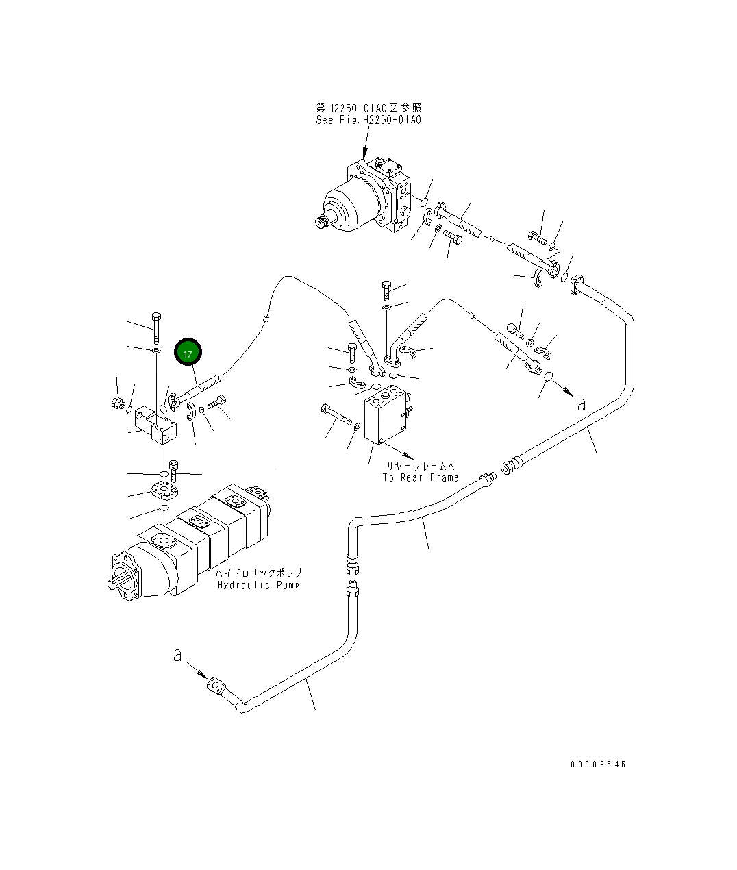 Шланг 07087-01013 Komatsu