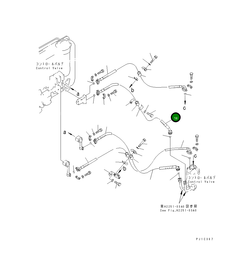 Шланг 07122-00616 Komatsu