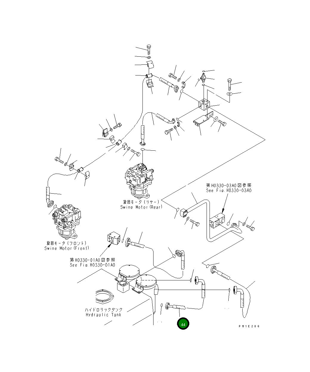 Шланг 07298-02015 Komatsu