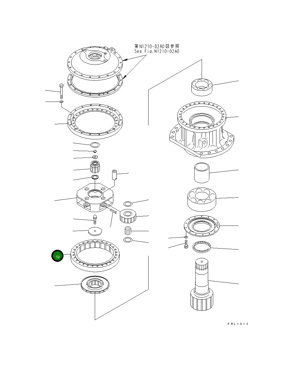 Шестерня 209-26-71160 Komatsu