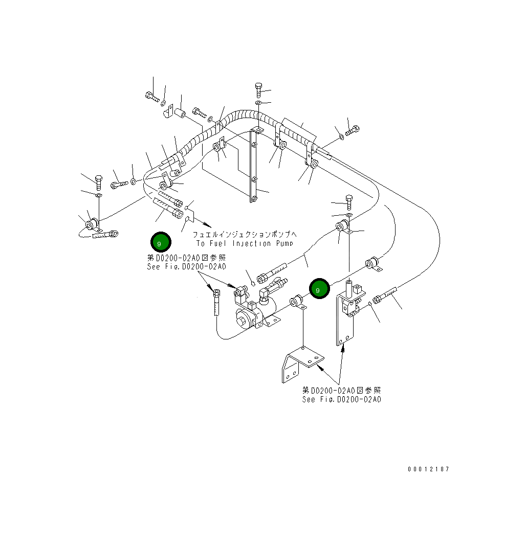 Шланг 02762-00330 Komatsu