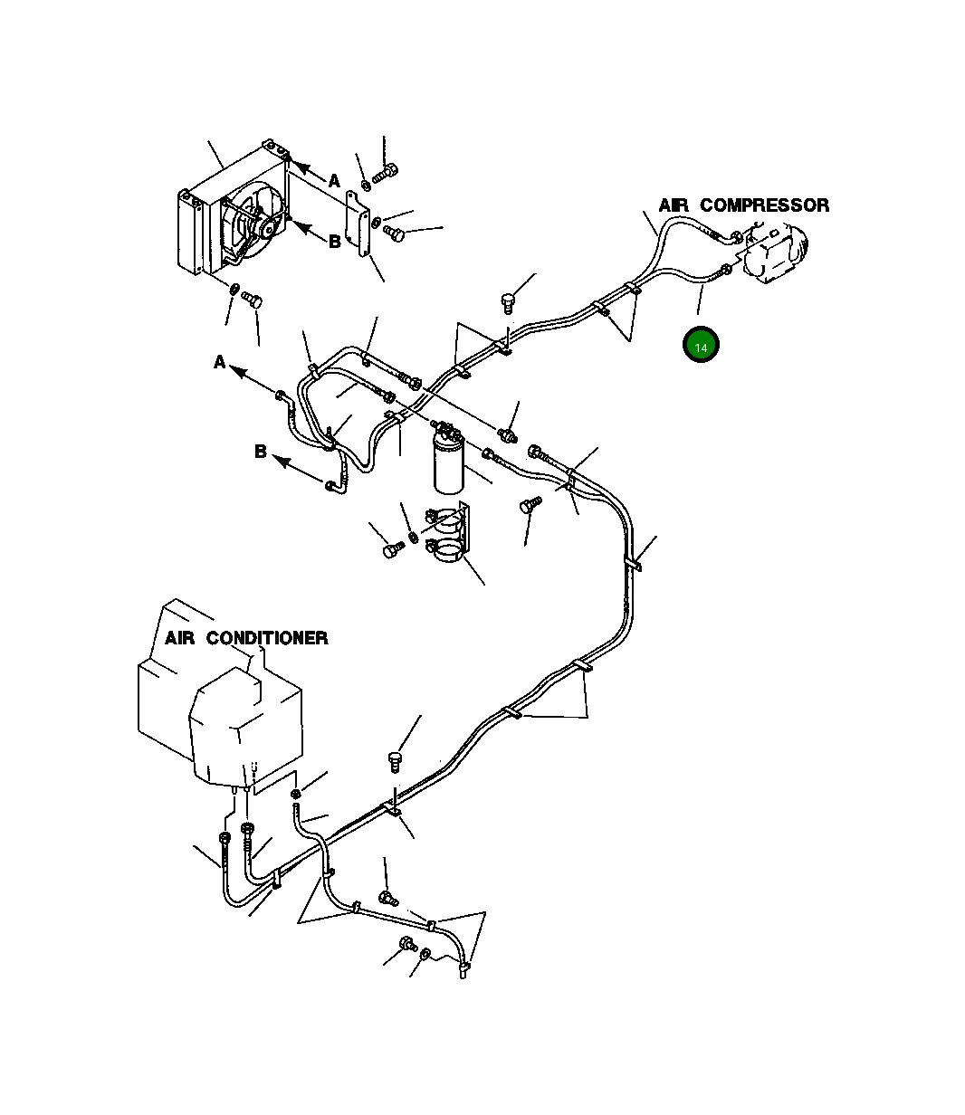 Шланг 09488-50624 Komatsu