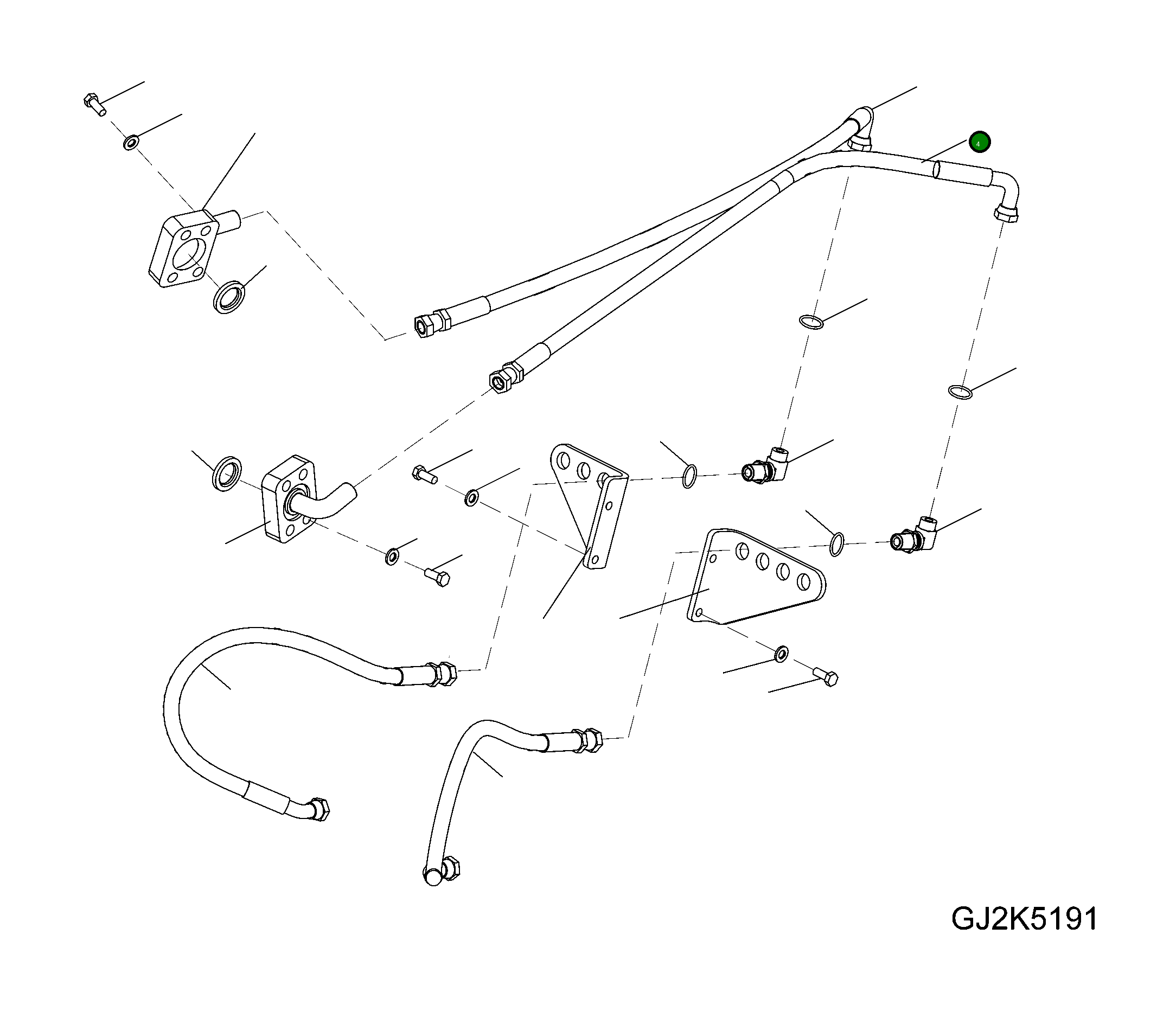 Шланг 02778-00614 Komatsu
