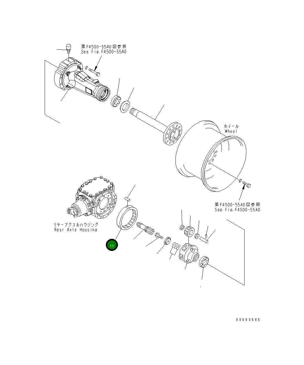 Шестерня 418-22-12541 Komatsu