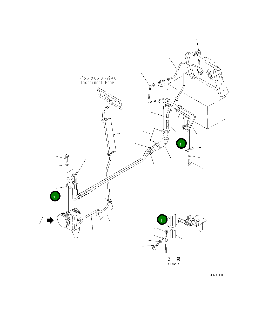 Шланг 114-X11-6111 Komatsu