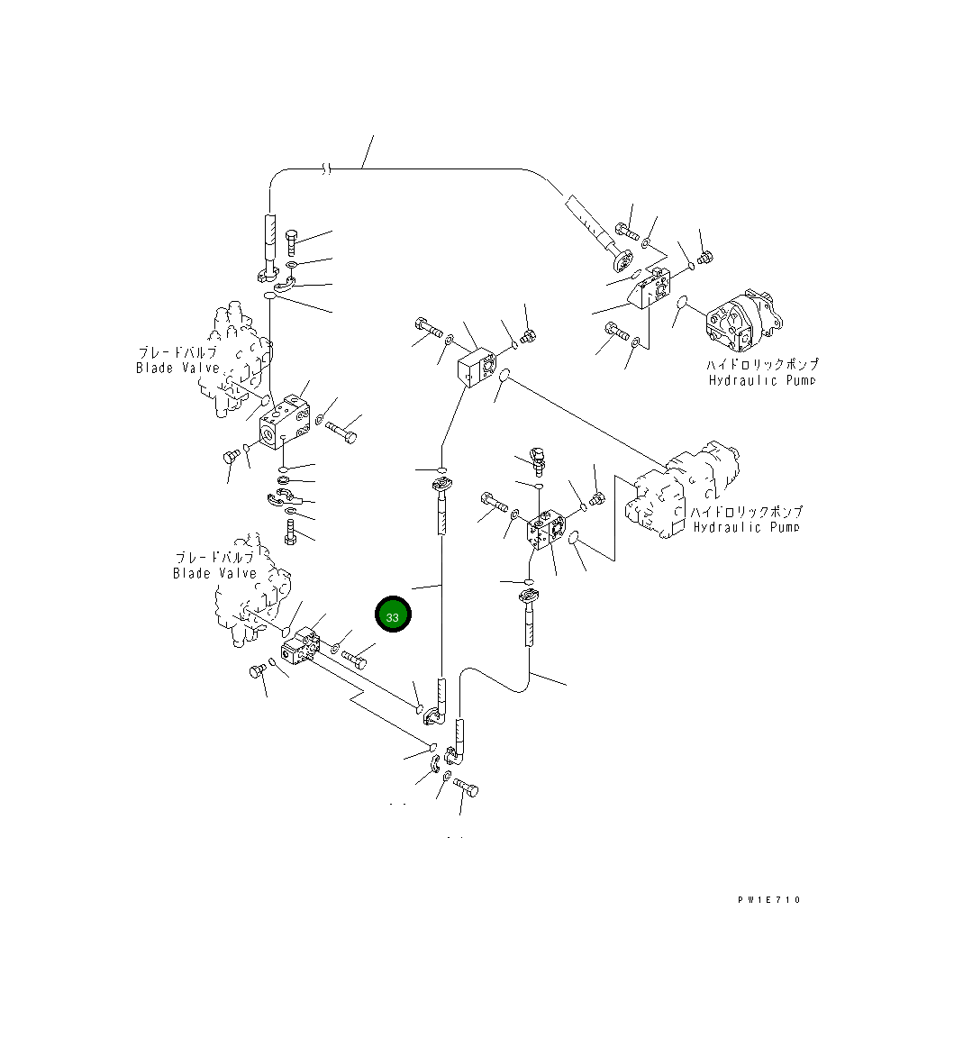 Шланг 07098-010A6 Komatsu