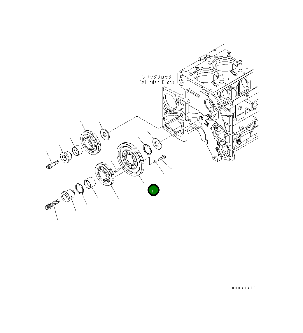 Шестерня 6212-31-6440 Komatsu