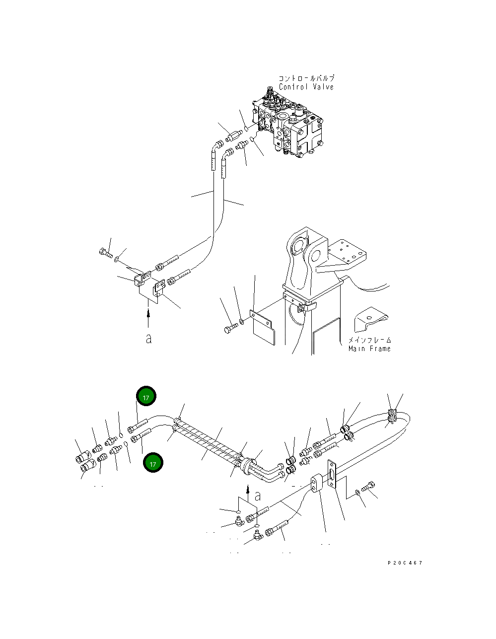 Шланг 12F-62-42440 Komatsu
