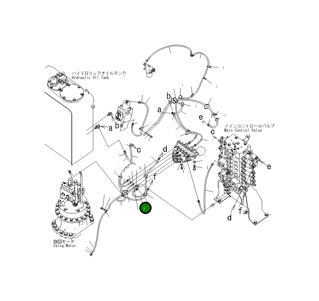 Шланг 206-62-26180 Komatsu
