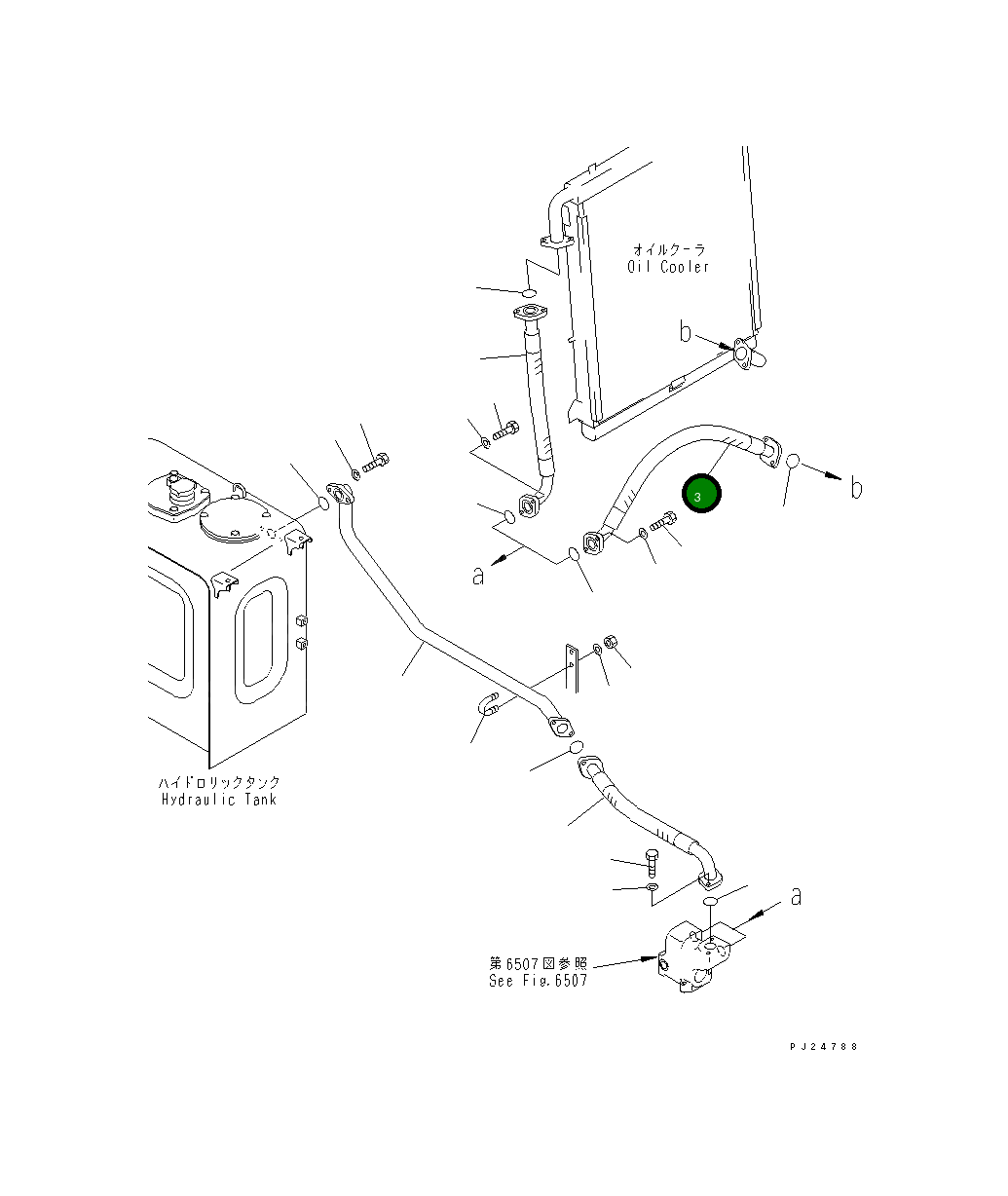 Шланг 20Y-62-21530 Komatsu