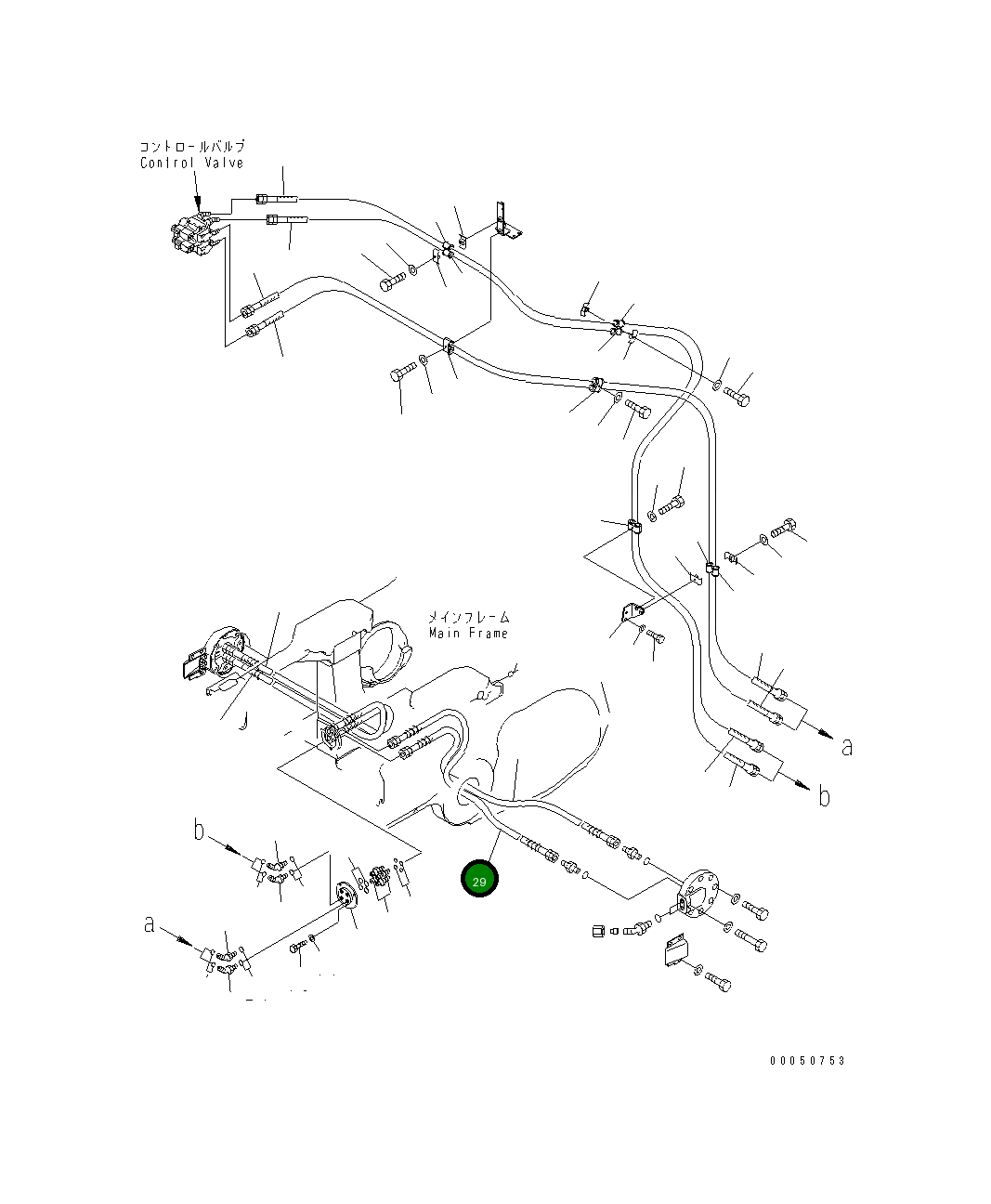 Шланг 195-61-54350 Komatsu