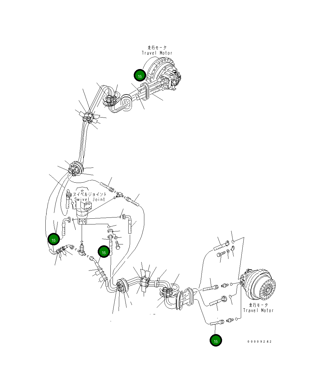Шланг 02764-00630 Komatsu