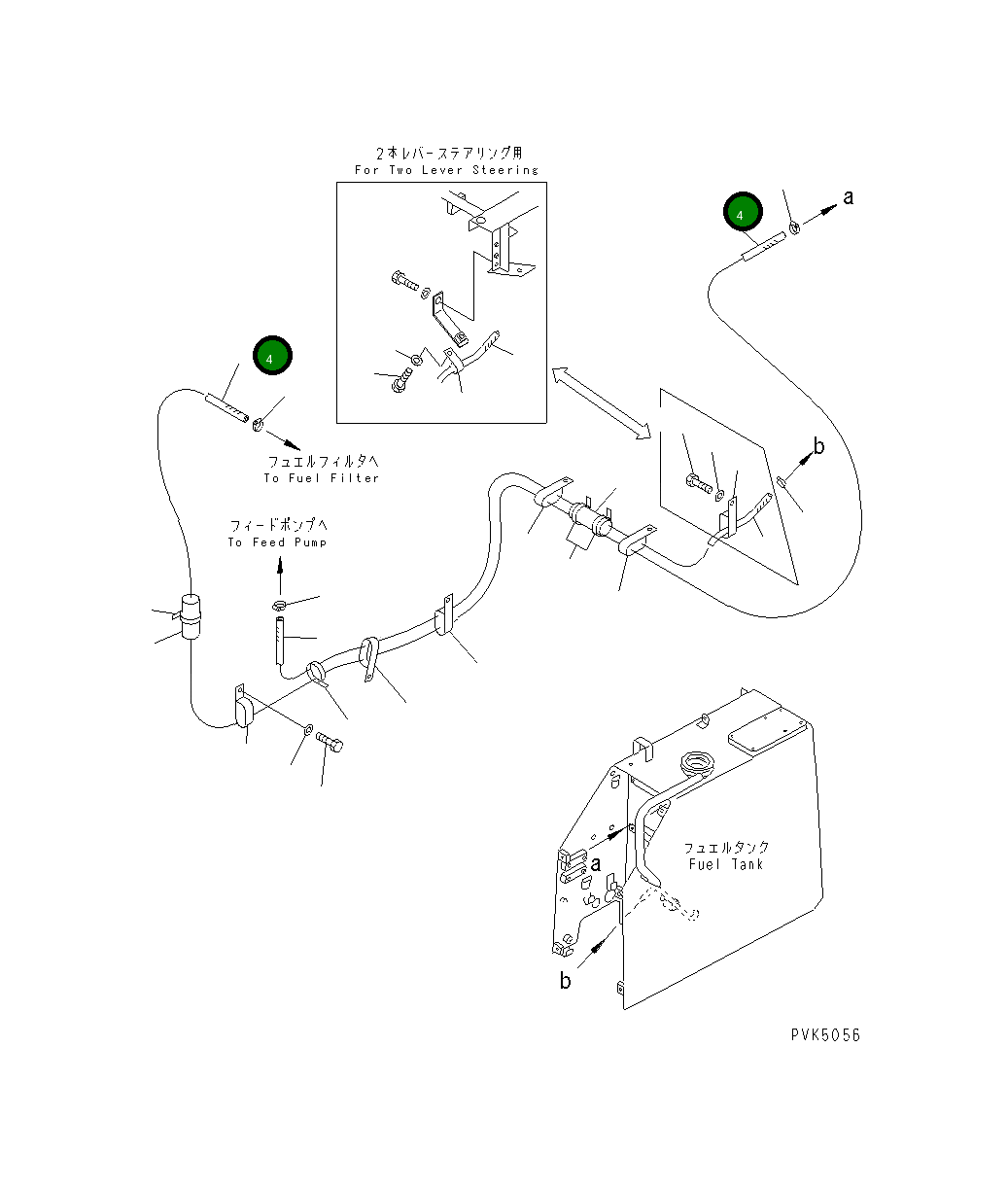 Шланг 07288-00733 Komatsu