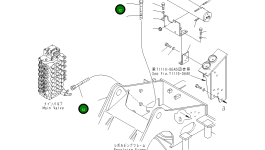 Шланг 07626-00408 Komatsu